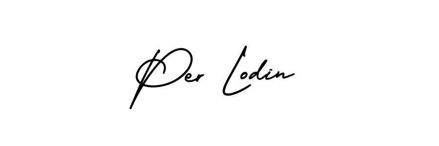 How to make Per Lodin signature? AmerikaSignatureDemo-Regular is a professional autograph style. Create handwritten signature for Per Lodin name. Per Lodin signature style 3 images and pictures png