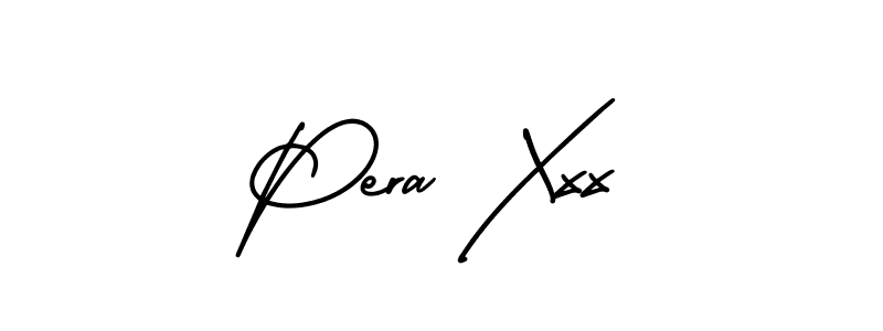Also we have Pera Xxx name is the best signature style. Create professional handwritten signature collection using AmerikaSignatureDemo-Regular autograph style. Pera Xxx signature style 3 images and pictures png