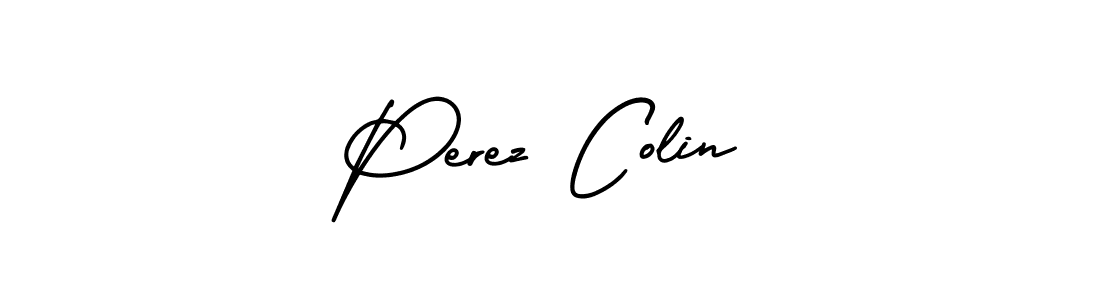 Make a beautiful signature design for name Perez Colin. With this signature (AmerikaSignatureDemo-Regular) style, you can create a handwritten signature for free. Perez Colin signature style 3 images and pictures png