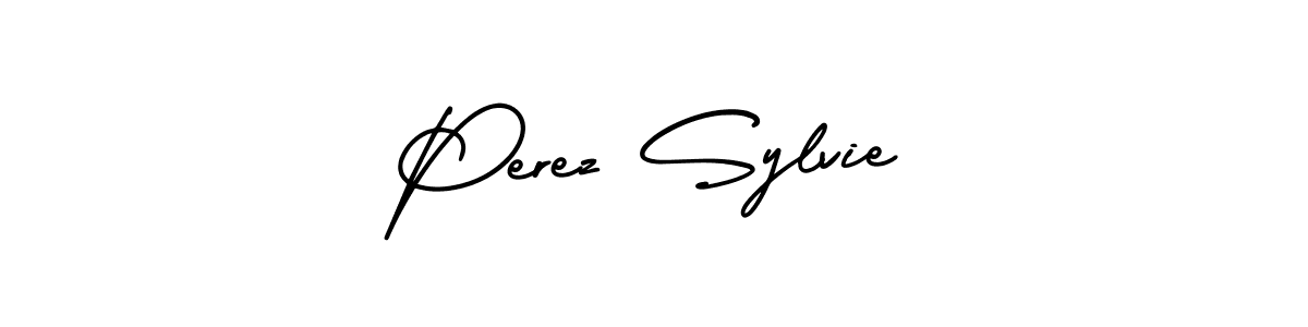 The best way (AmerikaSignatureDemo-Regular) to make a short signature is to pick only two or three words in your name. The name Perez Sylvie include a total of six letters. For converting this name. Perez Sylvie signature style 3 images and pictures png