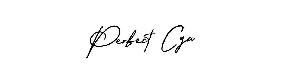 Similarly AmerikaSignatureDemo-Regular is the best handwritten signature design. Signature creator online .You can use it as an online autograph creator for name Perfect Cya. Perfect Cya signature style 3 images and pictures png