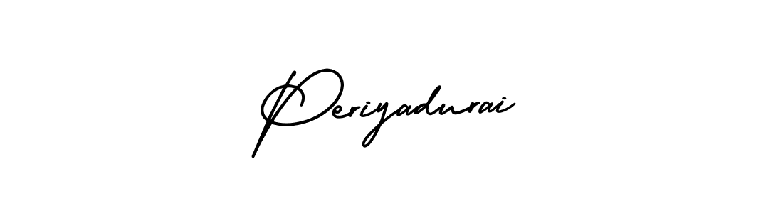 Make a beautiful signature design for name Periyadurai. With this signature (AmerikaSignatureDemo-Regular) style, you can create a handwritten signature for free. Periyadurai signature style 3 images and pictures png