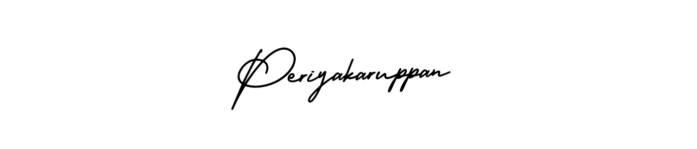 How to make Periyakaruppan signature? AmerikaSignatureDemo-Regular is a professional autograph style. Create handwritten signature for Periyakaruppan name. Periyakaruppan signature style 3 images and pictures png