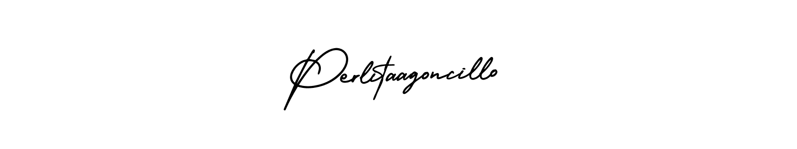 Create a beautiful signature design for name Perlitaagoncillo. With this signature (AmerikaSignatureDemo-Regular) fonts, you can make a handwritten signature for free. Perlitaagoncillo signature style 3 images and pictures png