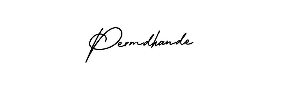 Make a beautiful signature design for name Permdhande. With this signature (AmerikaSignatureDemo-Regular) style, you can create a handwritten signature for free. Permdhande signature style 3 images and pictures png