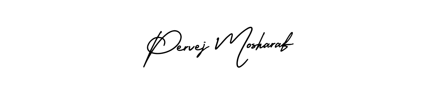 Make a beautiful signature design for name Pervej Mosharaf. With this signature (AmerikaSignatureDemo-Regular) style, you can create a handwritten signature for free. Pervej Mosharaf signature style 3 images and pictures png