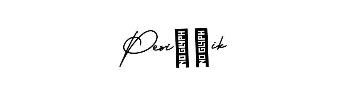 AmerikaSignatureDemo-Regular is a professional signature style that is perfect for those who want to add a touch of class to their signature. It is also a great choice for those who want to make their signature more unique. Get Pesi〽️ik name to fancy signature for free. Pesi〽️ik signature style 3 images and pictures png