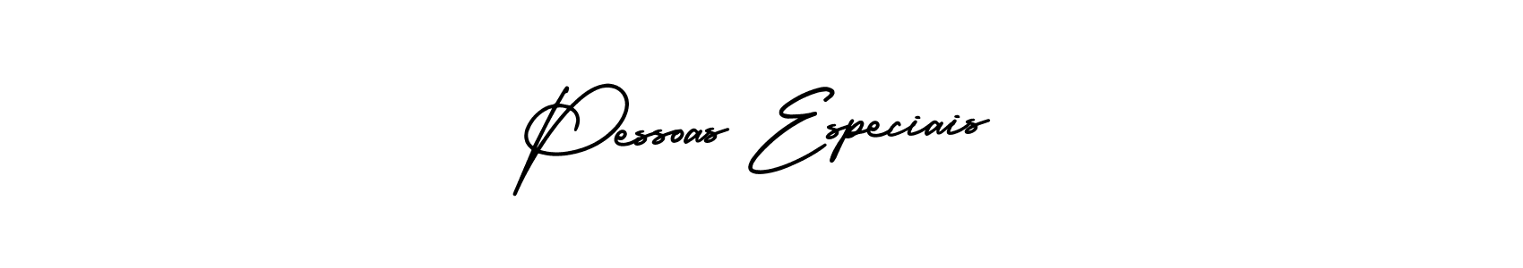 Make a beautiful signature design for name Pessoas Especiais. With this signature (AmerikaSignatureDemo-Regular) style, you can create a handwritten signature for free. Pessoas Especiais signature style 3 images and pictures png