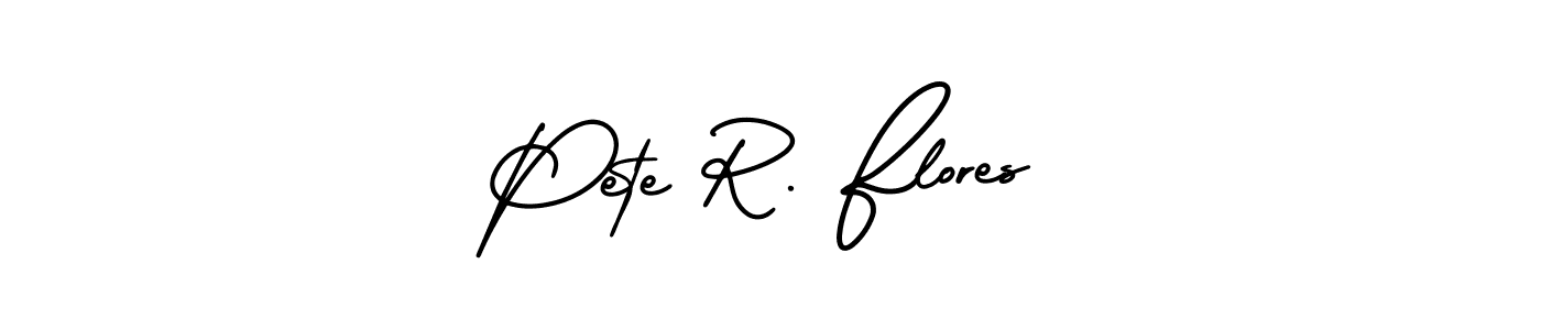 Similarly AmerikaSignatureDemo-Regular is the best handwritten signature design. Signature creator online .You can use it as an online autograph creator for name Pete R. Flores. Pete R. Flores signature style 3 images and pictures png