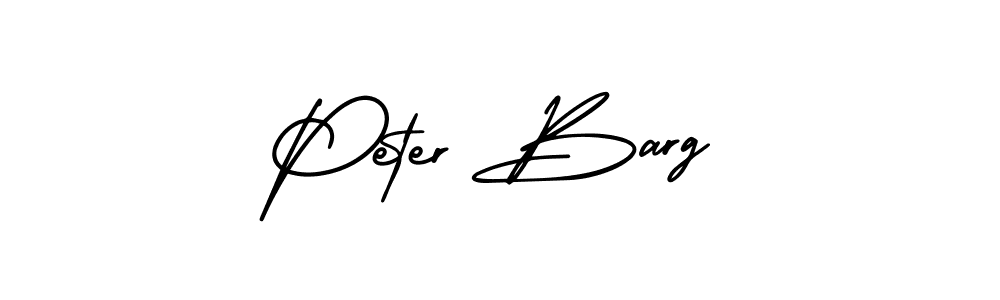 How to make Peter Barg name signature. Use AmerikaSignatureDemo-Regular style for creating short signs online. This is the latest handwritten sign. Peter Barg signature style 3 images and pictures png