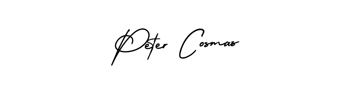 How to make Peter Cosmas signature? AmerikaSignatureDemo-Regular is a professional autograph style. Create handwritten signature for Peter Cosmas name. Peter Cosmas signature style 3 images and pictures png