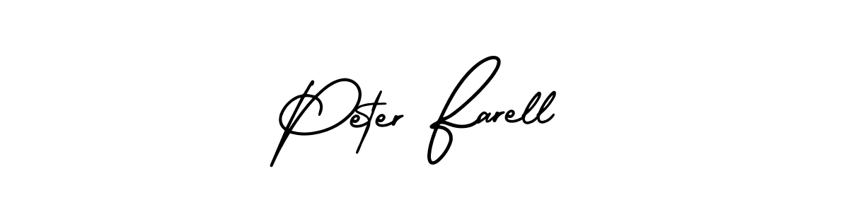 Make a beautiful signature design for name Peter Farell. With this signature (AmerikaSignatureDemo-Regular) style, you can create a handwritten signature for free. Peter Farell signature style 3 images and pictures png