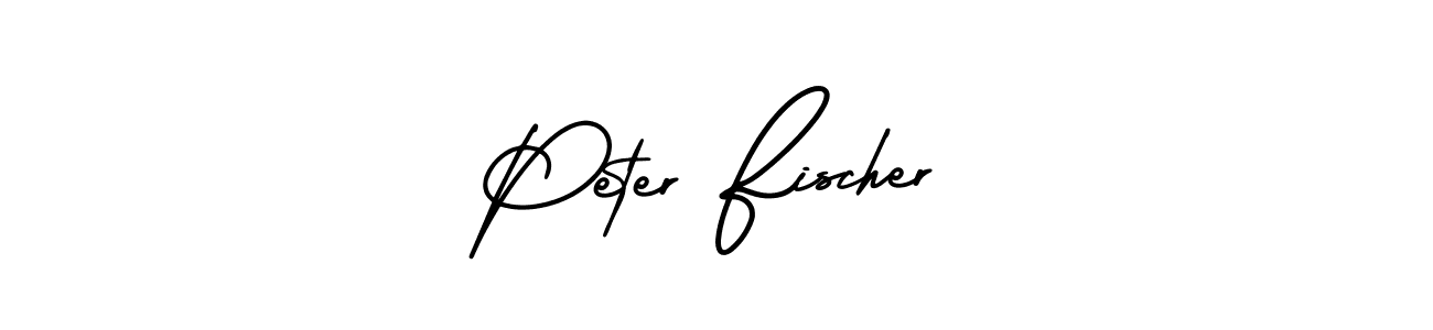 Design your own signature with our free online signature maker. With this signature software, you can create a handwritten (AmerikaSignatureDemo-Regular) signature for name Peter Fischer. Peter Fischer signature style 3 images and pictures png