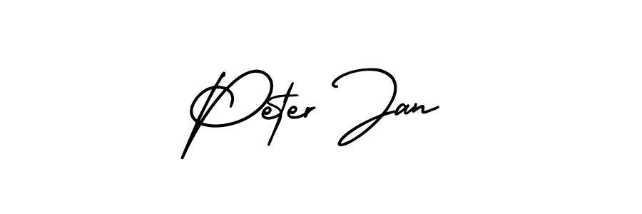Create a beautiful signature design for name Peter Jan. With this signature (AmerikaSignatureDemo-Regular) fonts, you can make a handwritten signature for free. Peter Jan signature style 3 images and pictures png