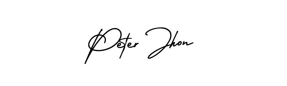 How to Draw Peter Jhon signature style? AmerikaSignatureDemo-Regular is a latest design signature styles for name Peter Jhon. Peter Jhon signature style 3 images and pictures png