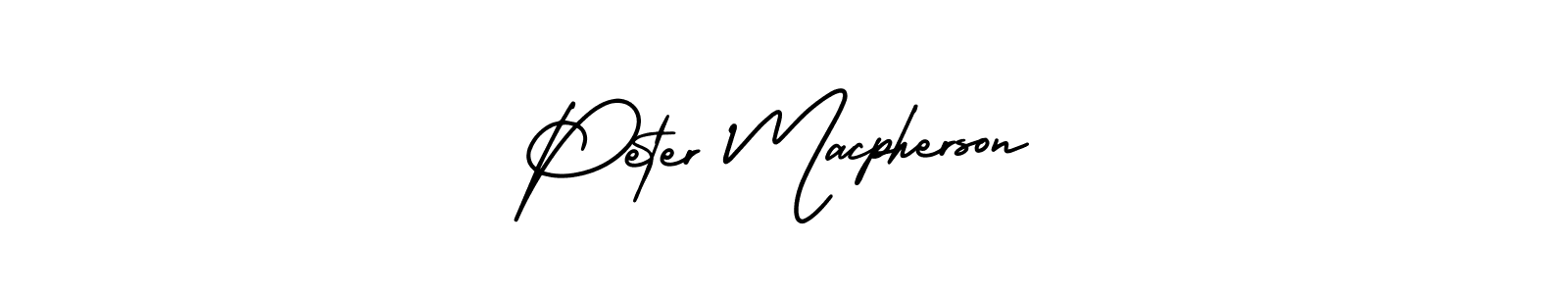 Design your own signature with our free online signature maker. With this signature software, you can create a handwritten (AmerikaSignatureDemo-Regular) signature for name Peter Macpherson. Peter Macpherson signature style 3 images and pictures png