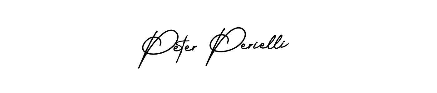 AmerikaSignatureDemo-Regular is a professional signature style that is perfect for those who want to add a touch of class to their signature. It is also a great choice for those who want to make their signature more unique. Get Peter Perielli name to fancy signature for free. Peter Perielli signature style 3 images and pictures png