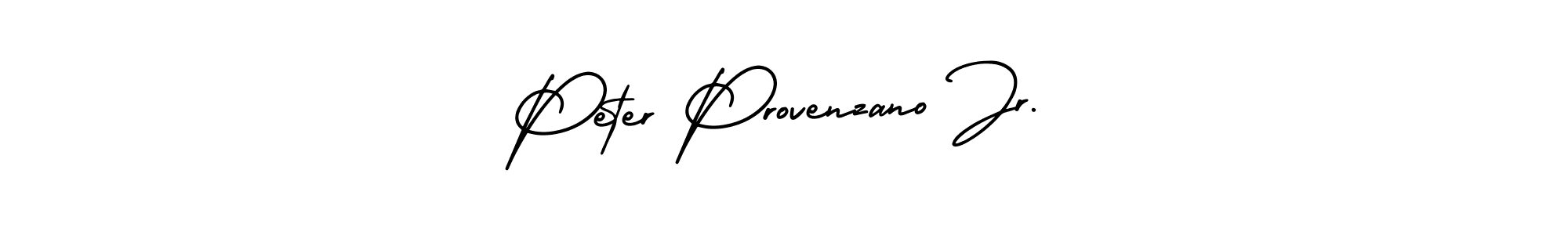 Use a signature maker to create a handwritten signature online. With this signature software, you can design (AmerikaSignatureDemo-Regular) your own signature for name Peter Provenzano Jr.. Peter Provenzano Jr. signature style 3 images and pictures png