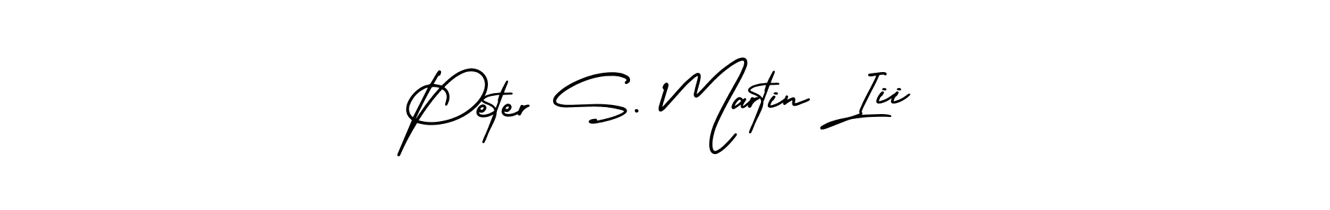 AmerikaSignatureDemo-Regular is a professional signature style that is perfect for those who want to add a touch of class to their signature. It is also a great choice for those who want to make their signature more unique. Get Peter S. Martin Iii name to fancy signature for free. Peter S. Martin Iii signature style 3 images and pictures png