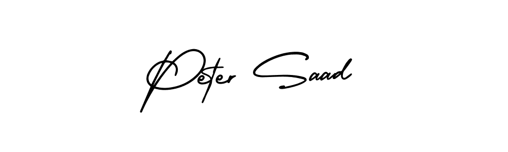 How to Draw Peter Saad signature style? AmerikaSignatureDemo-Regular is a latest design signature styles for name Peter Saad. Peter Saad signature style 3 images and pictures png