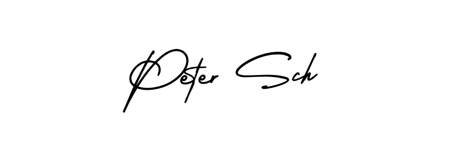 The best way (AmerikaSignatureDemo-Regular) to make a short signature is to pick only two or three words in your name. The name Peter Sch include a total of six letters. For converting this name. Peter Sch signature style 3 images and pictures png