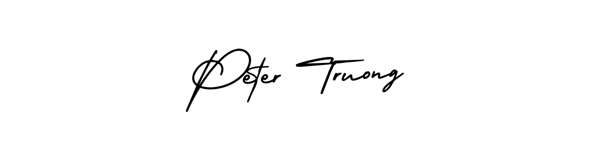 Peter Truong stylish signature style. Best Handwritten Sign (AmerikaSignatureDemo-Regular) for my name. Handwritten Signature Collection Ideas for my name Peter Truong. Peter Truong signature style 3 images and pictures png