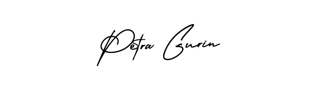 This is the best signature style for the Petra Gurin name. Also you like these signature font (AmerikaSignatureDemo-Regular). Mix name signature. Petra Gurin signature style 3 images and pictures png