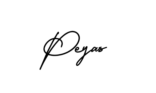 How to make Peyas name signature. Use AmerikaSignatureDemo-Regular style for creating short signs online. This is the latest handwritten sign. Peyas signature style 3 images and pictures png