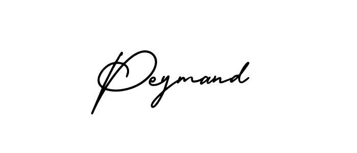 Create a beautiful signature design for name Peymand. With this signature (AmerikaSignatureDemo-Regular) fonts, you can make a handwritten signature for free. Peymand signature style 3 images and pictures png