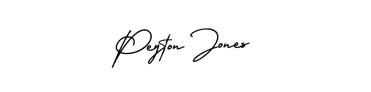 Make a beautiful signature design for name Peyton Jones. With this signature (AmerikaSignatureDemo-Regular) style, you can create a handwritten signature for free. Peyton Jones signature style 3 images and pictures png