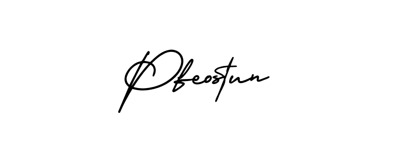 Check out images of Autograph of Pfeostun name. Actor Pfeostun Signature Style. AmerikaSignatureDemo-Regular is a professional sign style online. Pfeostun signature style 3 images and pictures png