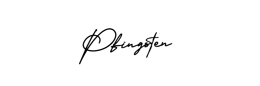 Create a beautiful signature design for name Pfingsten. With this signature (AmerikaSignatureDemo-Regular) fonts, you can make a handwritten signature for free. Pfingsten signature style 3 images and pictures png