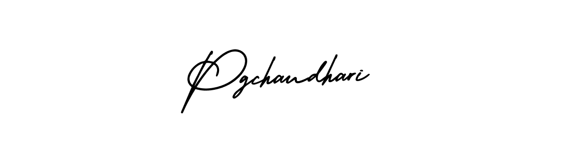 Design your own signature with our free online signature maker. With this signature software, you can create a handwritten (AmerikaSignatureDemo-Regular) signature for name Pgchaudhari. Pgchaudhari signature style 3 images and pictures png