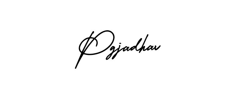 AmerikaSignatureDemo-Regular is a professional signature style that is perfect for those who want to add a touch of class to their signature. It is also a great choice for those who want to make their signature more unique. Get Pgjadhav name to fancy signature for free. Pgjadhav signature style 3 images and pictures png