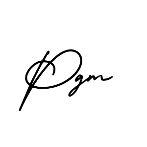 Design your own signature with our free online signature maker. With this signature software, you can create a handwritten (AmerikaSignatureDemo-Regular) signature for name Pgm. Pgm signature style 3 images and pictures png