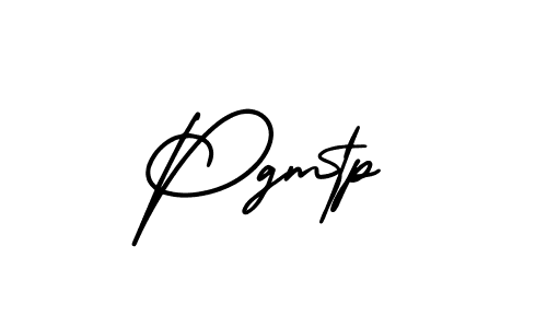 How to make Pgmtp signature? AmerikaSignatureDemo-Regular is a professional autograph style. Create handwritten signature for Pgmtp name. Pgmtp signature style 3 images and pictures png