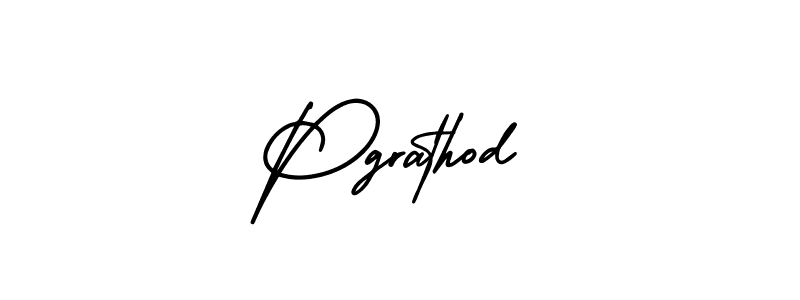 Design your own signature with our free online signature maker. With this signature software, you can create a handwritten (AmerikaSignatureDemo-Regular) signature for name Pgrathod. Pgrathod signature style 3 images and pictures png