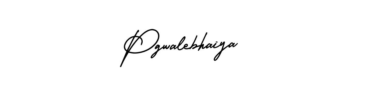 You should practise on your own different ways (AmerikaSignatureDemo-Regular) to write your name (Pgwalebhaiya) in signature. don't let someone else do it for you. Pgwalebhaiya signature style 3 images and pictures png