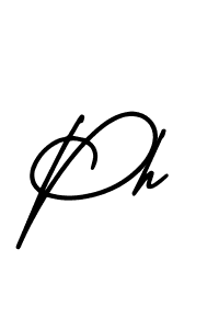 The best way (AmerikaSignatureDemo-Regular) to make a short signature is to pick only two or three words in your name. The name Ph include a total of six letters. For converting this name. Ph signature style 3 images and pictures png