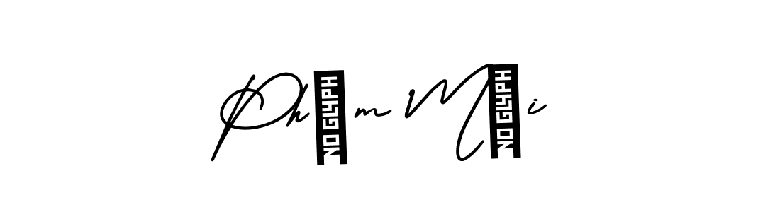 How to make Phạm Mùi signature? AmerikaSignatureDemo-Regular is a professional autograph style. Create handwritten signature for Phạm Mùi name. Phạm Mùi signature style 3 images and pictures png