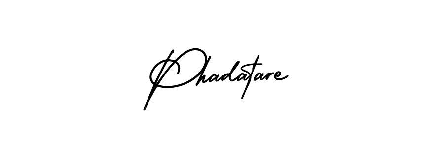 Make a beautiful signature design for name Phadatare. Use this online signature maker to create a handwritten signature for free. Phadatare signature style 3 images and pictures png