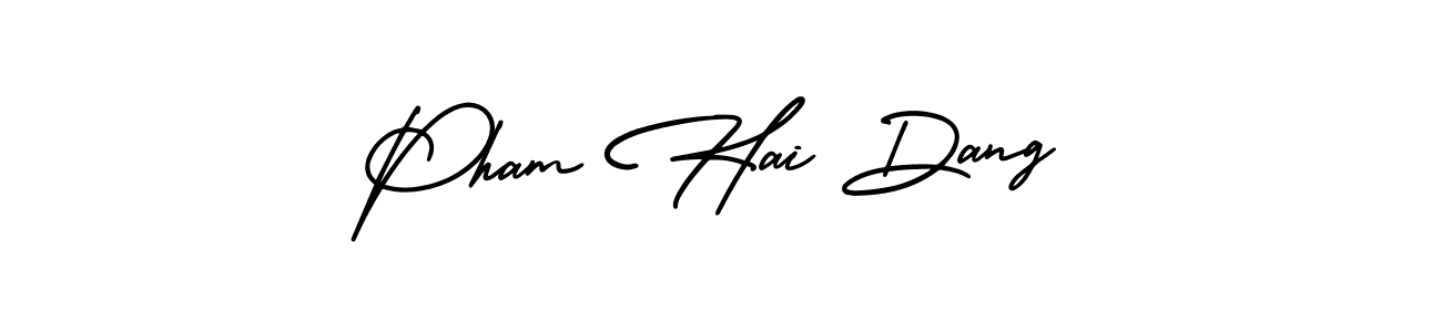 You can use this online signature creator to create a handwritten signature for the name Pham Hai Dang. This is the best online autograph maker. Pham Hai Dang signature style 3 images and pictures png