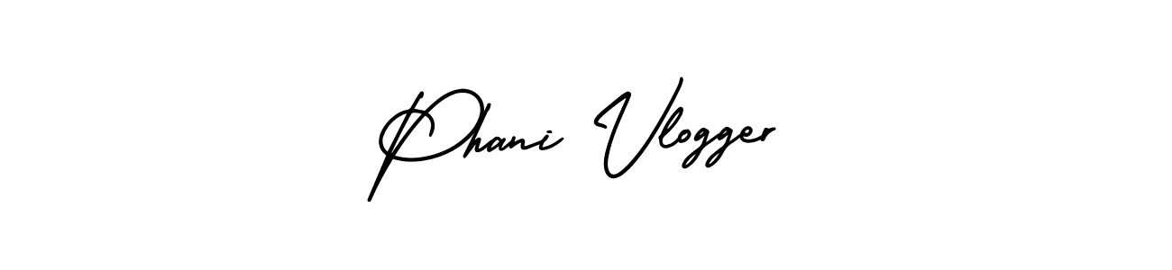 How to Draw Phani Vlogger signature style? AmerikaSignatureDemo-Regular is a latest design signature styles for name Phani Vlogger. Phani Vlogger signature style 3 images and pictures png