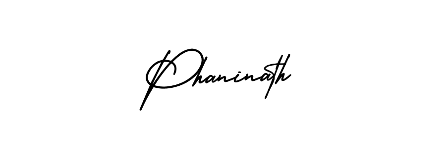 You should practise on your own different ways (AmerikaSignatureDemo-Regular) to write your name (Phaninath) in signature. don't let someone else do it for you. Phaninath signature style 3 images and pictures png