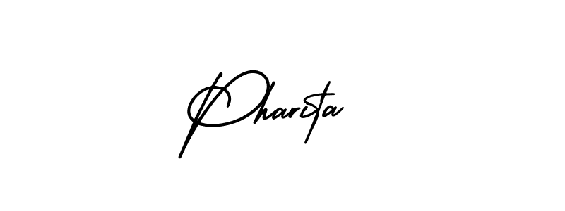 It looks lik you need a new signature style for name Pharita . Design unique handwritten (AmerikaSignatureDemo-Regular) signature with our free signature maker in just a few clicks. Pharita  signature style 3 images and pictures png