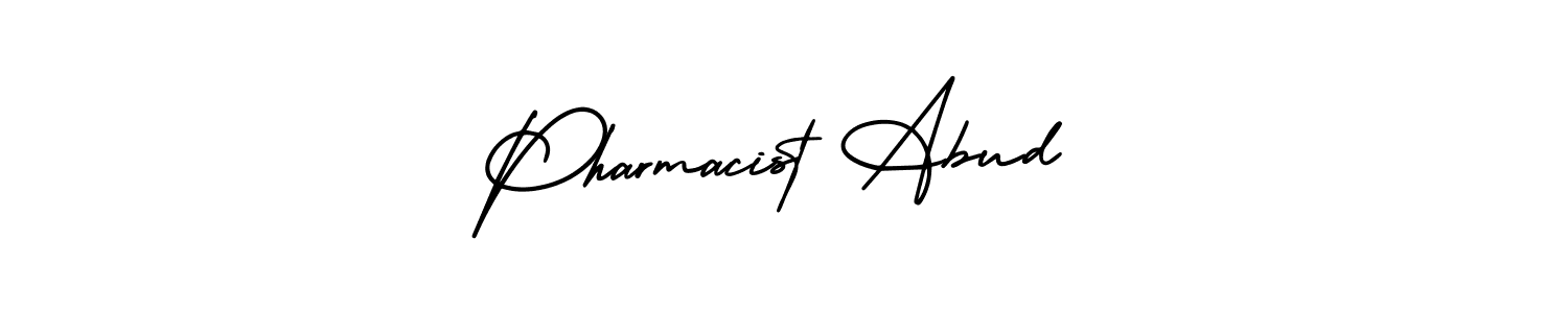 Make a short Pharmacist Abud signature style. Manage your documents anywhere anytime using AmerikaSignatureDemo-Regular. Create and add eSignatures, submit forms, share and send files easily. Pharmacist Abud signature style 3 images and pictures png
