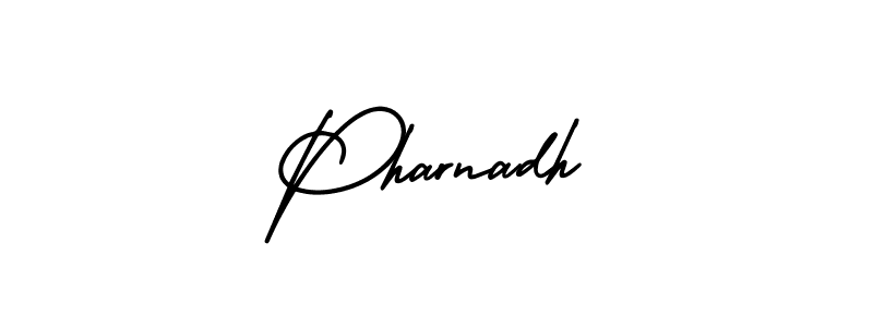 It looks lik you need a new signature style for name Pharnadh. Design unique handwritten (AmerikaSignatureDemo-Regular) signature with our free signature maker in just a few clicks. Pharnadh signature style 3 images and pictures png