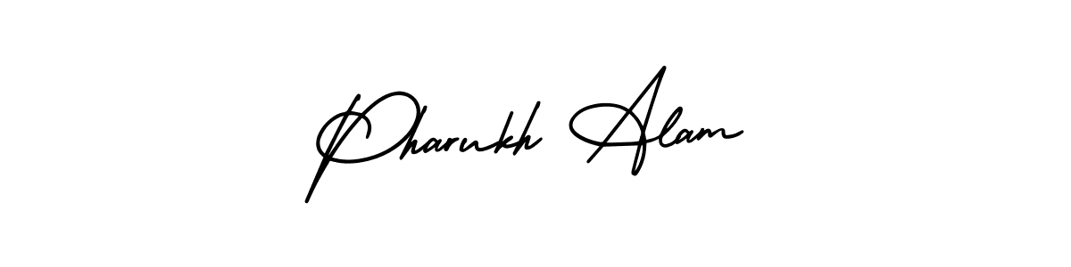 See photos of Pharukh Alam official signature by Spectra . Check more albums & portfolios. Read reviews & check more about AmerikaSignatureDemo-Regular font. Pharukh Alam signature style 3 images and pictures png