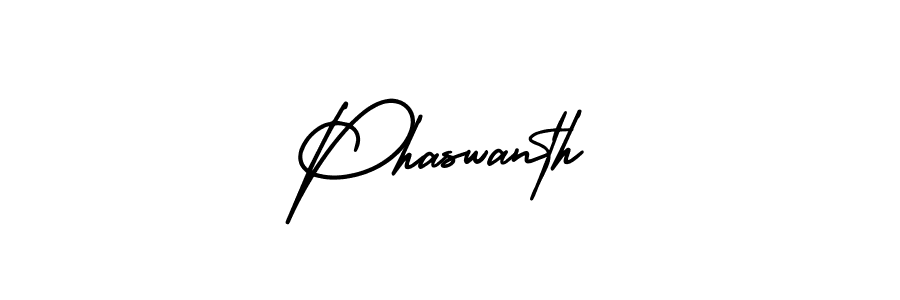 Use a signature maker to create a handwritten signature online. With this signature software, you can design (AmerikaSignatureDemo-Regular) your own signature for name Phaswanth. Phaswanth signature style 3 images and pictures png