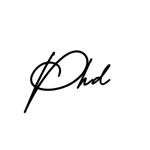 It looks lik you need a new signature style for name Phd. Design unique handwritten (AmerikaSignatureDemo-Regular) signature with our free signature maker in just a few clicks. Phd signature style 3 images and pictures png